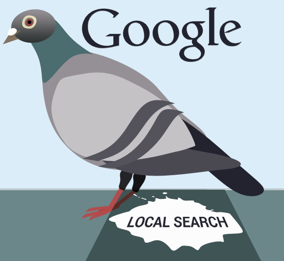 google pigeon impact